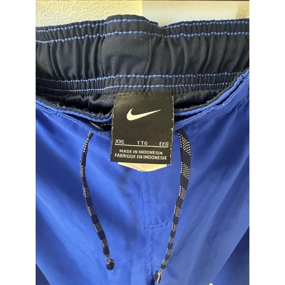 Nike Mens Repel Swimming Shorts Trunks Water Repellent Color Block Blue Size XXL